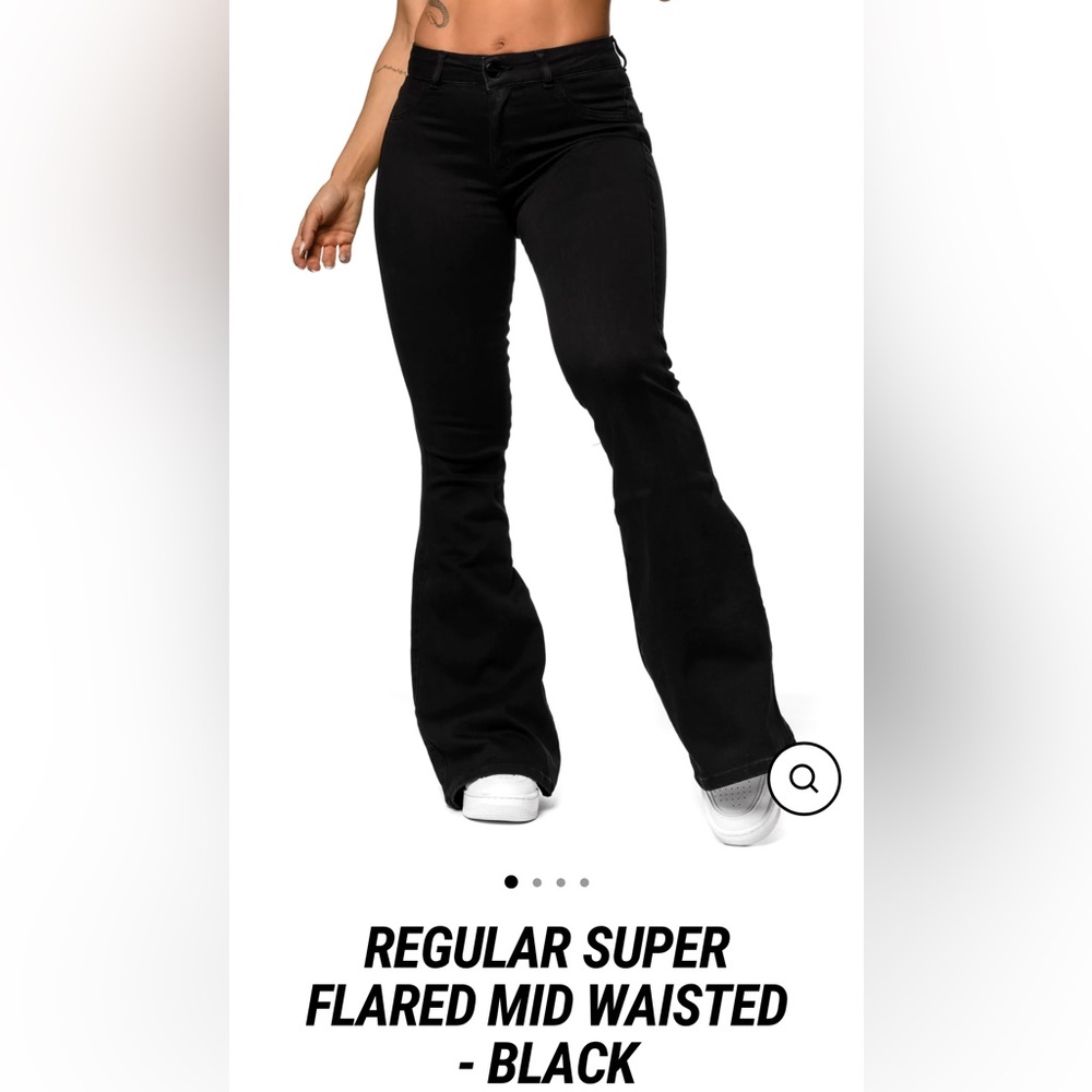 FITJEANS Black Flare Jeans